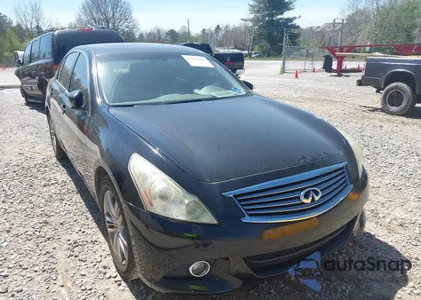 2011 Infiniti G25 Journey from USA, damaged, VIN JN1DV6AP3BM600978